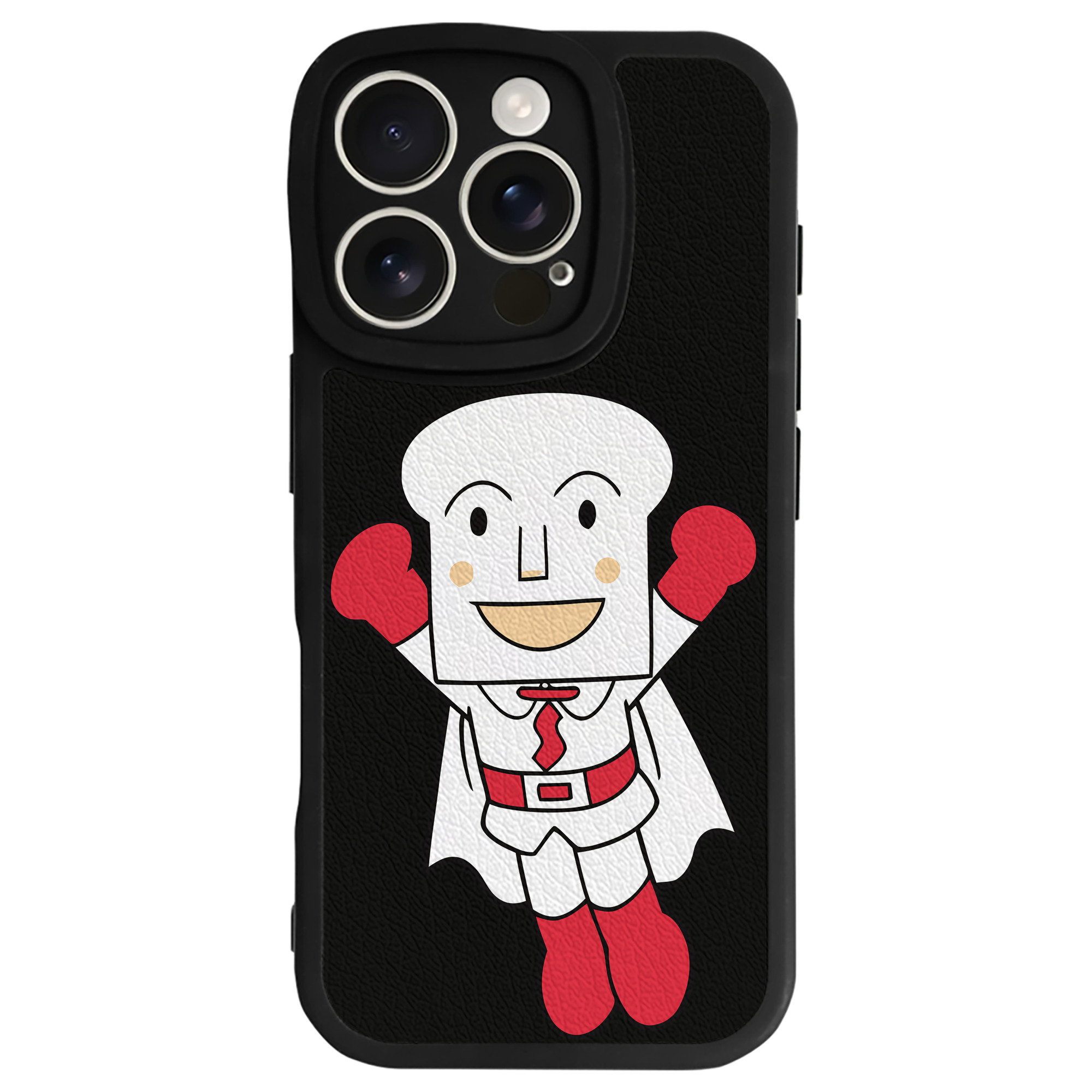 （画像用） アンパンマン Anpanman 【iPhone 16シリーズ対応】シリコンスマホケース（レザー調） 材質：シリコン